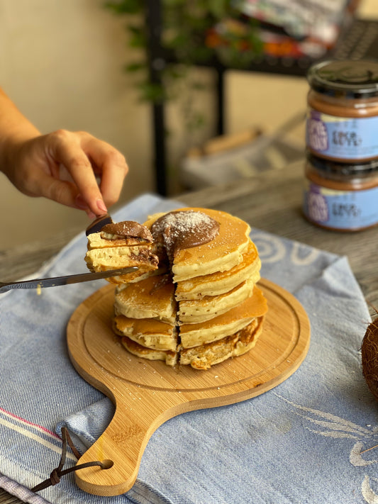 Coco-Nuts Stuffed Pancakes