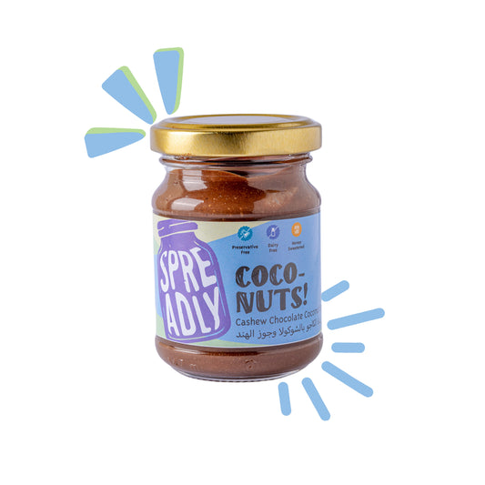 COCO-NUTS ! زبدة الكاجو بالشوكولا وجوز الهند