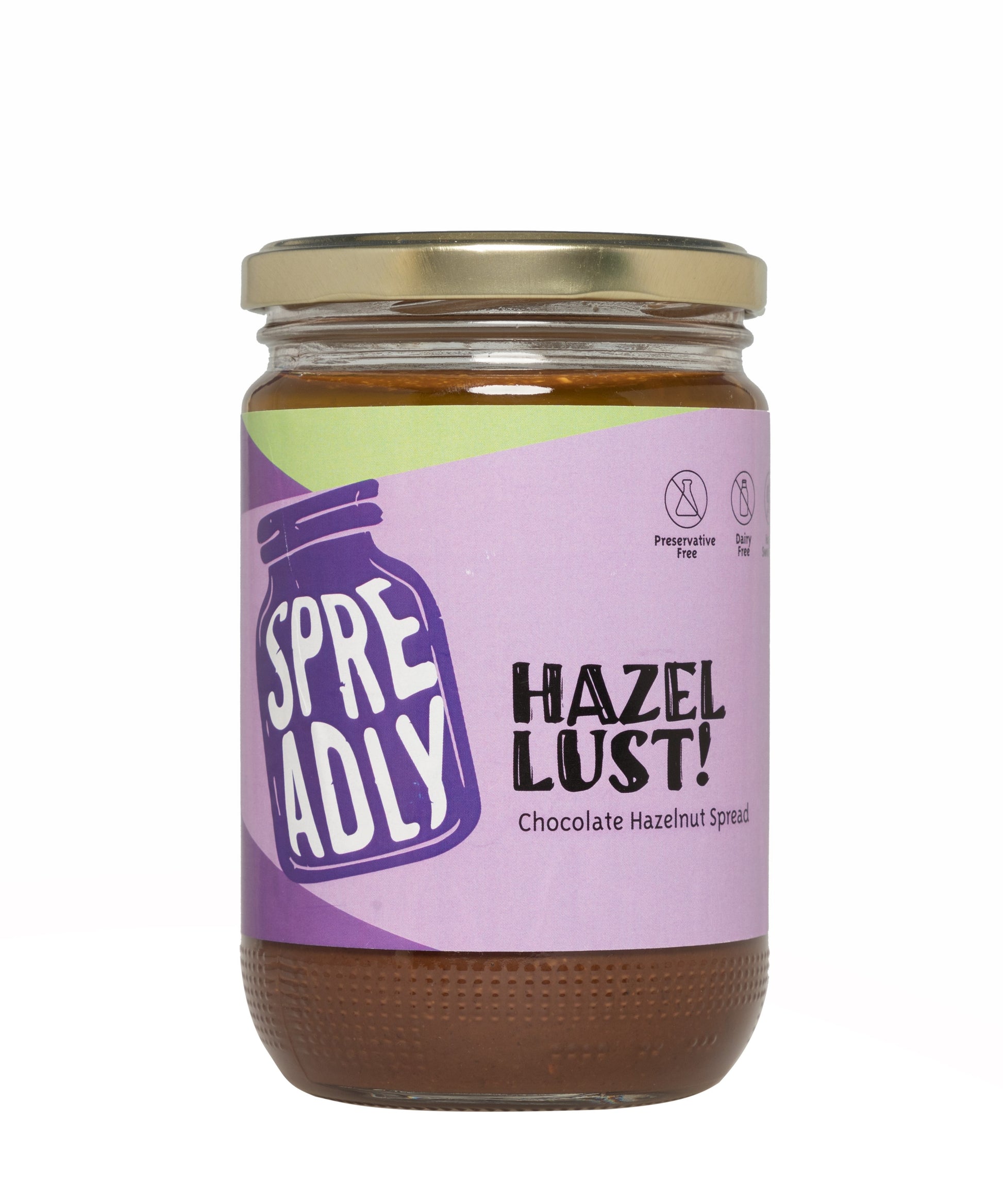 Natural Chocolate Hazelnut Spread Made of Natural Ingredients and Sweetened with Honey . Dairy Free