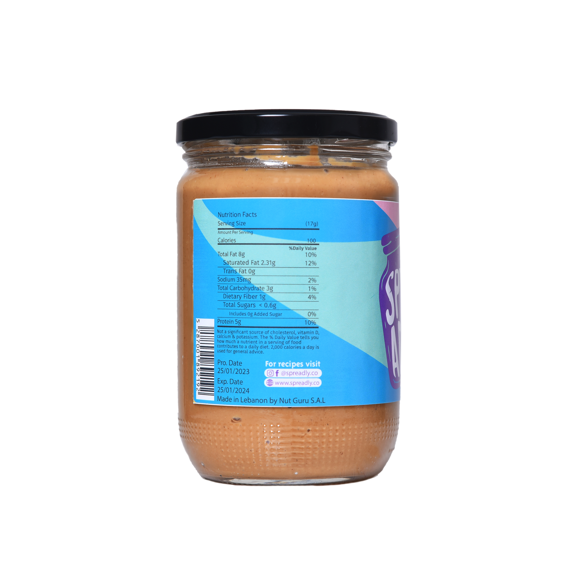 KETO PEANUT BUTTER RICH WITH DRY ROASTED PEANUTS - DAIRY FREE - PRESERVATIVE FREE - SUGAR FREE