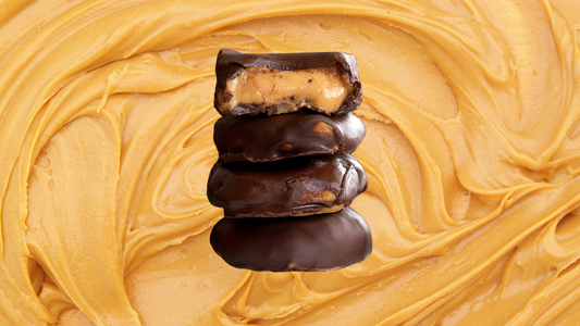 Three Ingredients Peanut Butter Chocolate Treats !