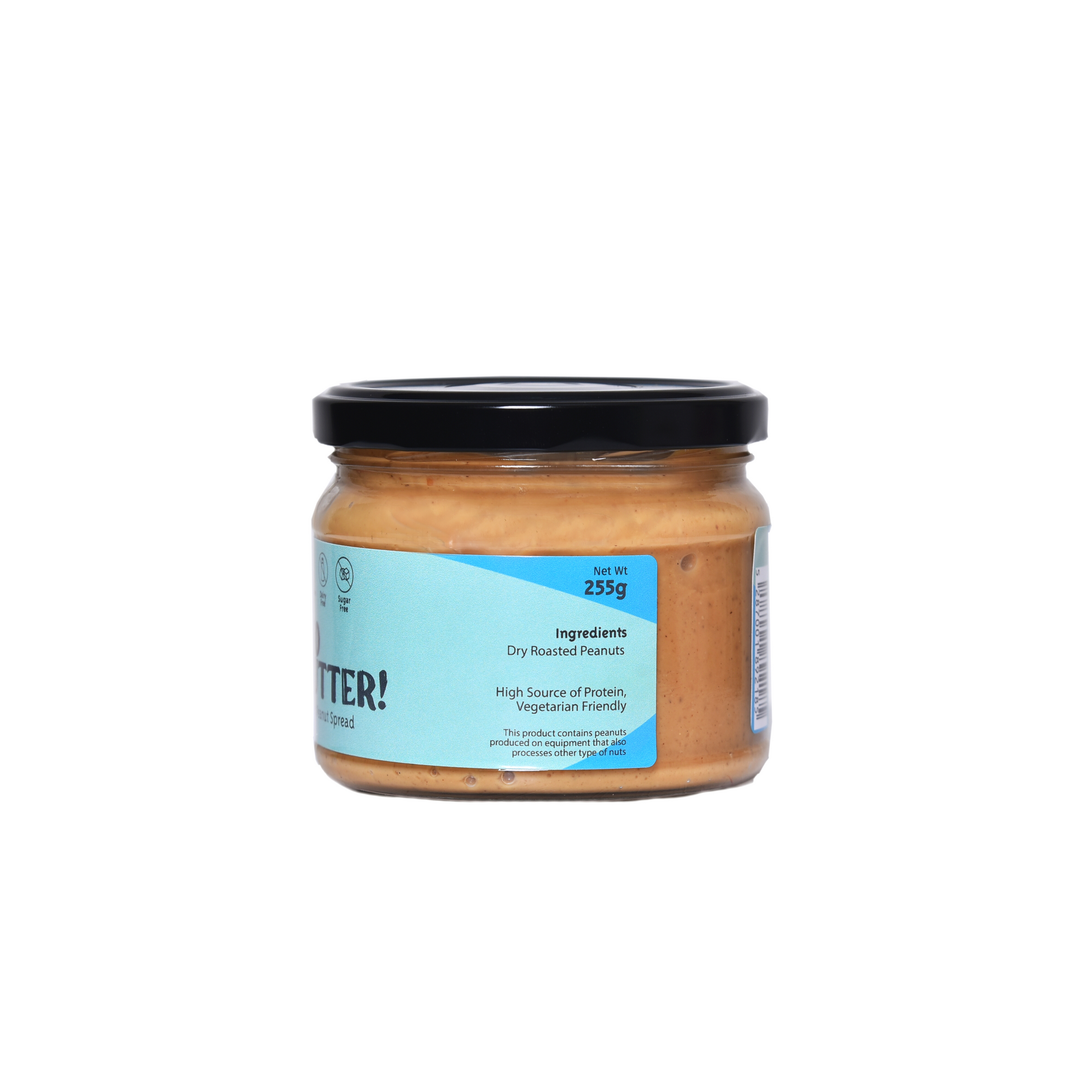 KETO PEANUT BUTTER RICH WITH DRY ROASTED PEANUTS - DAIRY FREE - PRESERVATIVE FREE - SUGAR FREE
